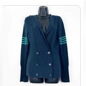 PATAGONIA Lambswool Blue Cardigan Sweater Button Small